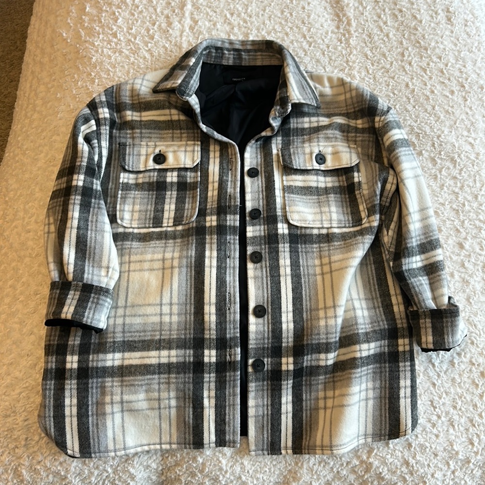 Plaid Fleece Knit Flannel XL